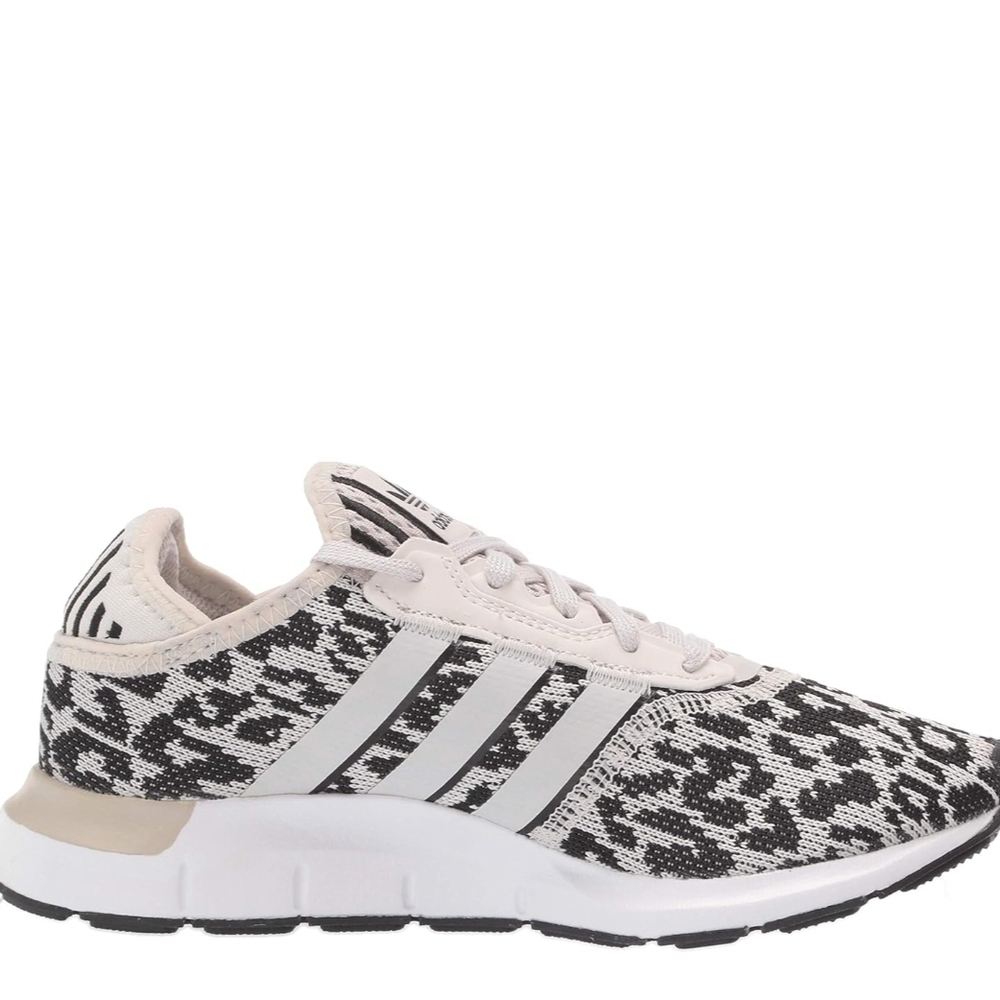 adidas Originals Women's Swift Run X Sneaker, Raw White/Core Black/Raw White, 8.